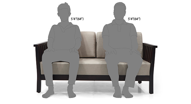 Akira Fabric Sofa Two Seater